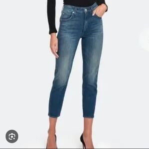 Amo stix high rise crop jean